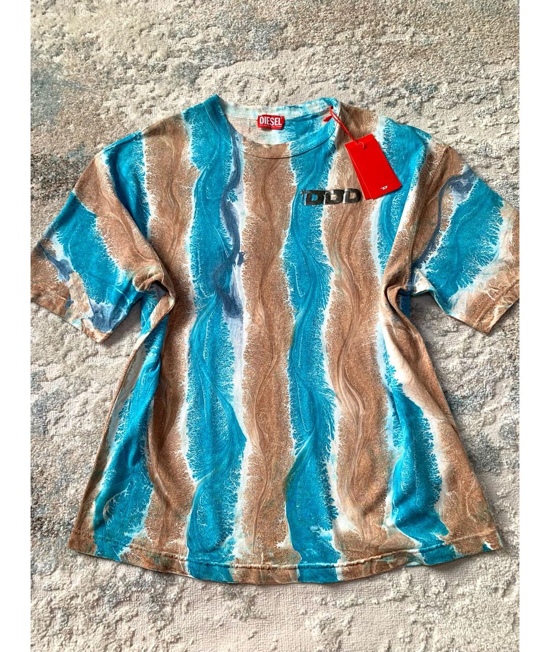 DIESEL Мульти хлопковая футболка, фото 2