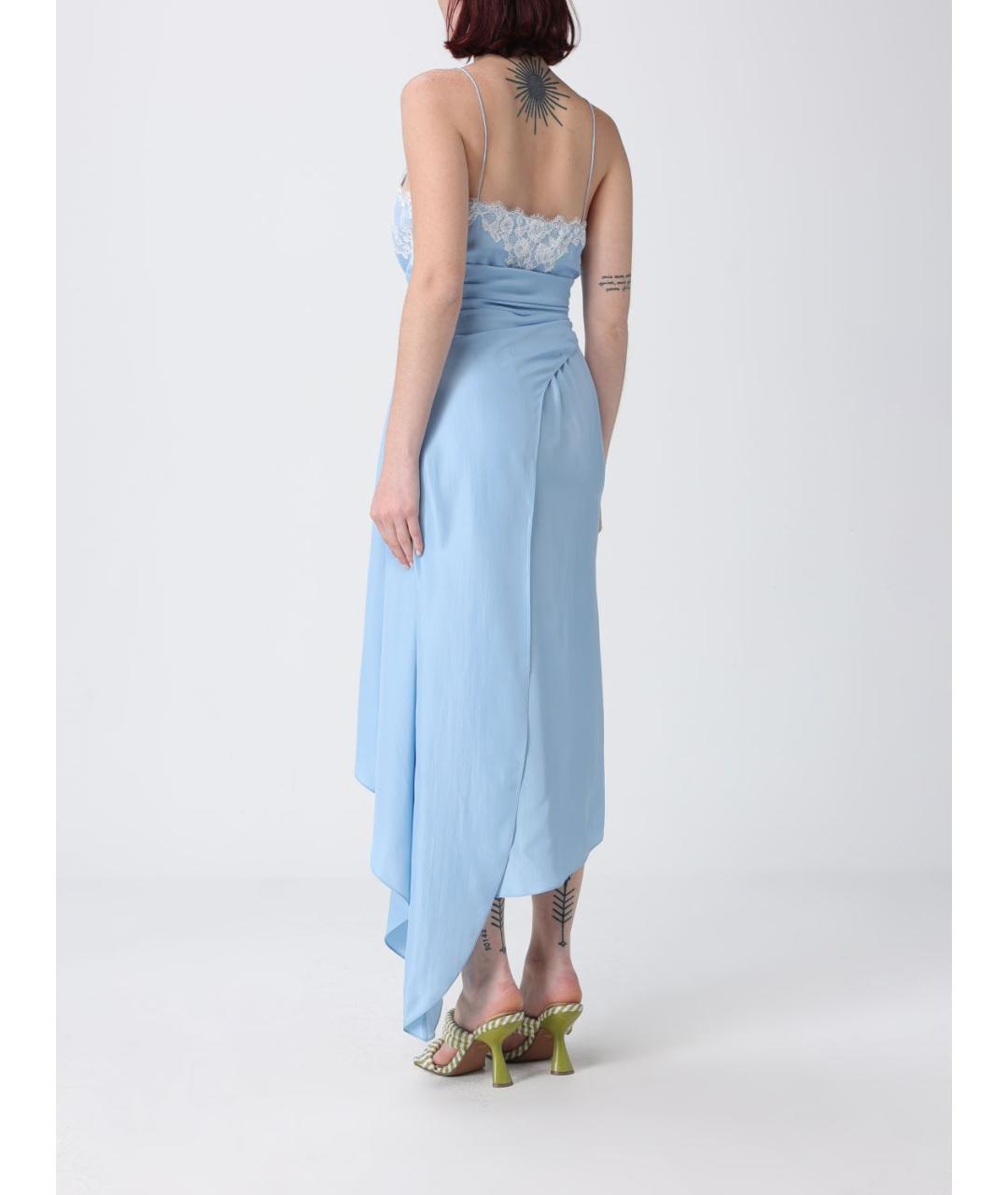 MOSCHINO Голубое повседневное платье, фото 2