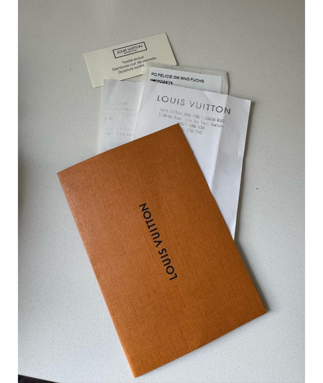 LOUIS VUITTON Коричневая сумка через плечо из искусственной кожи, фото 6