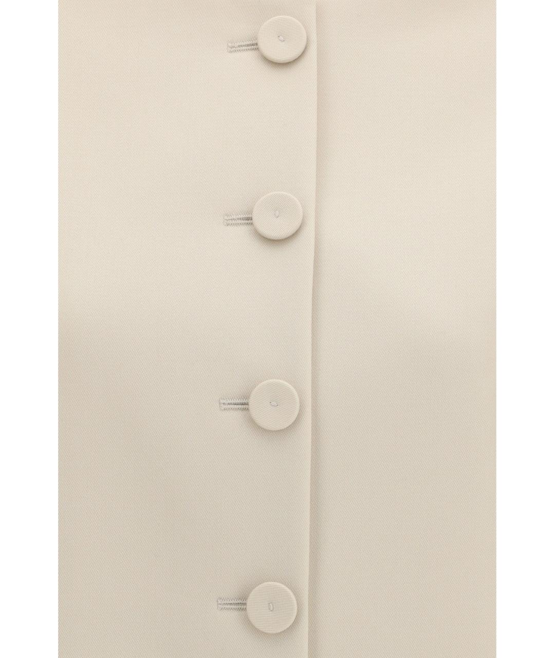 CHLOE Бежевый шерстяной жакет/пиджак, фото 3