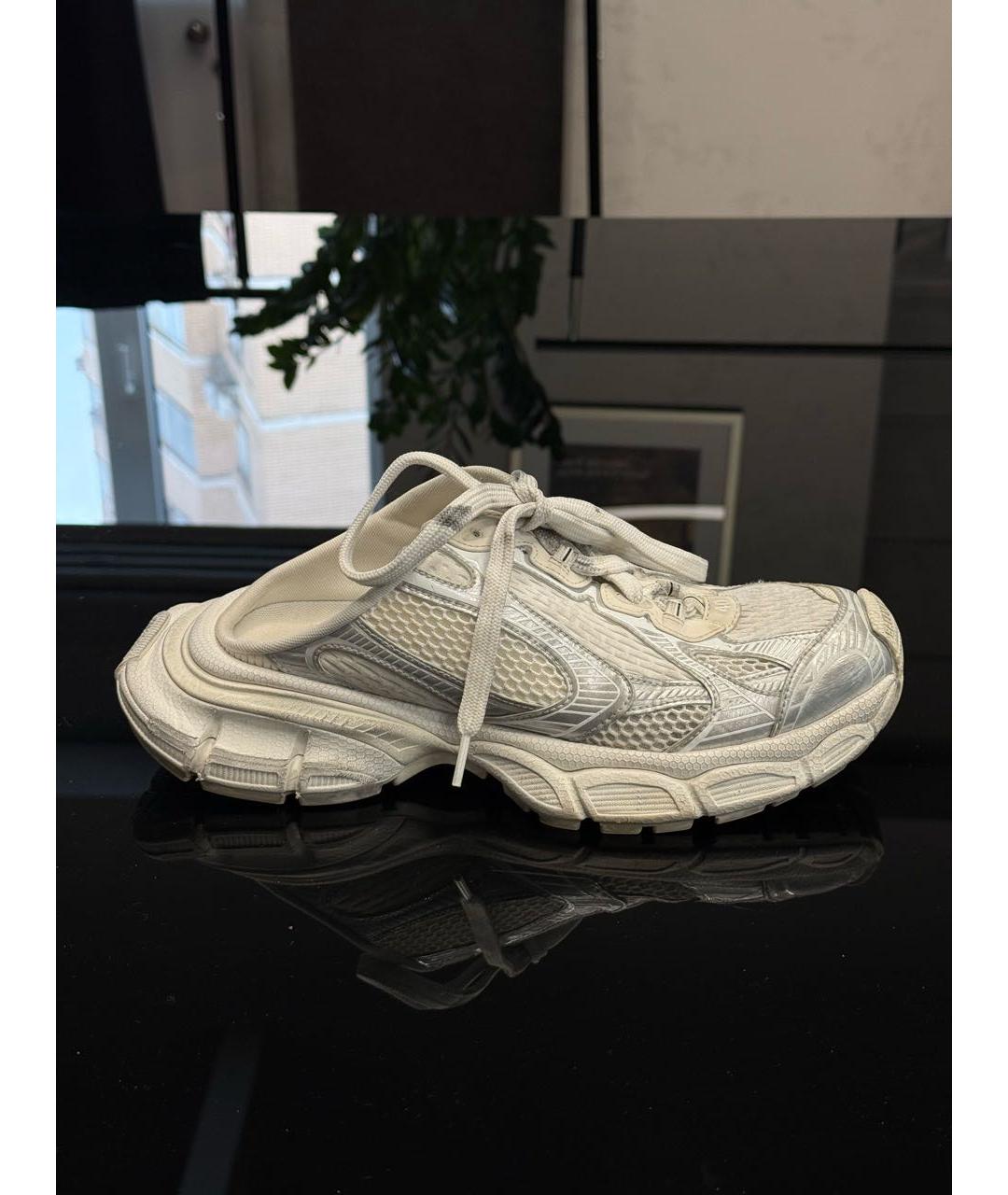 BALENCIAGA Белые текстильные кроссовки, фото 5