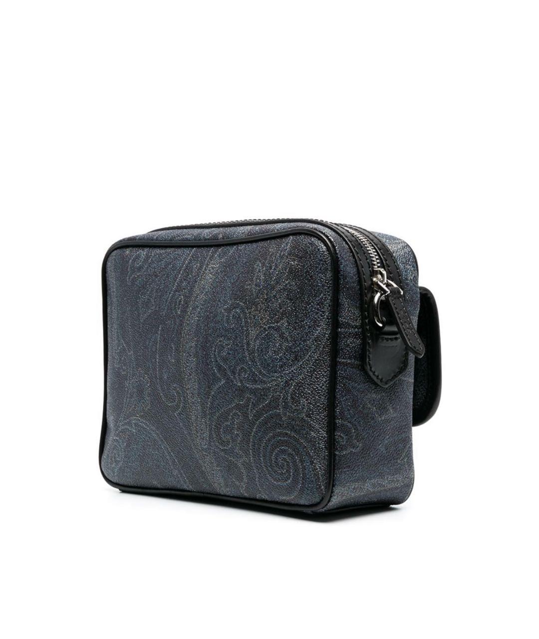 ETRO Синяя кожаная сумка на плечо, фото 3