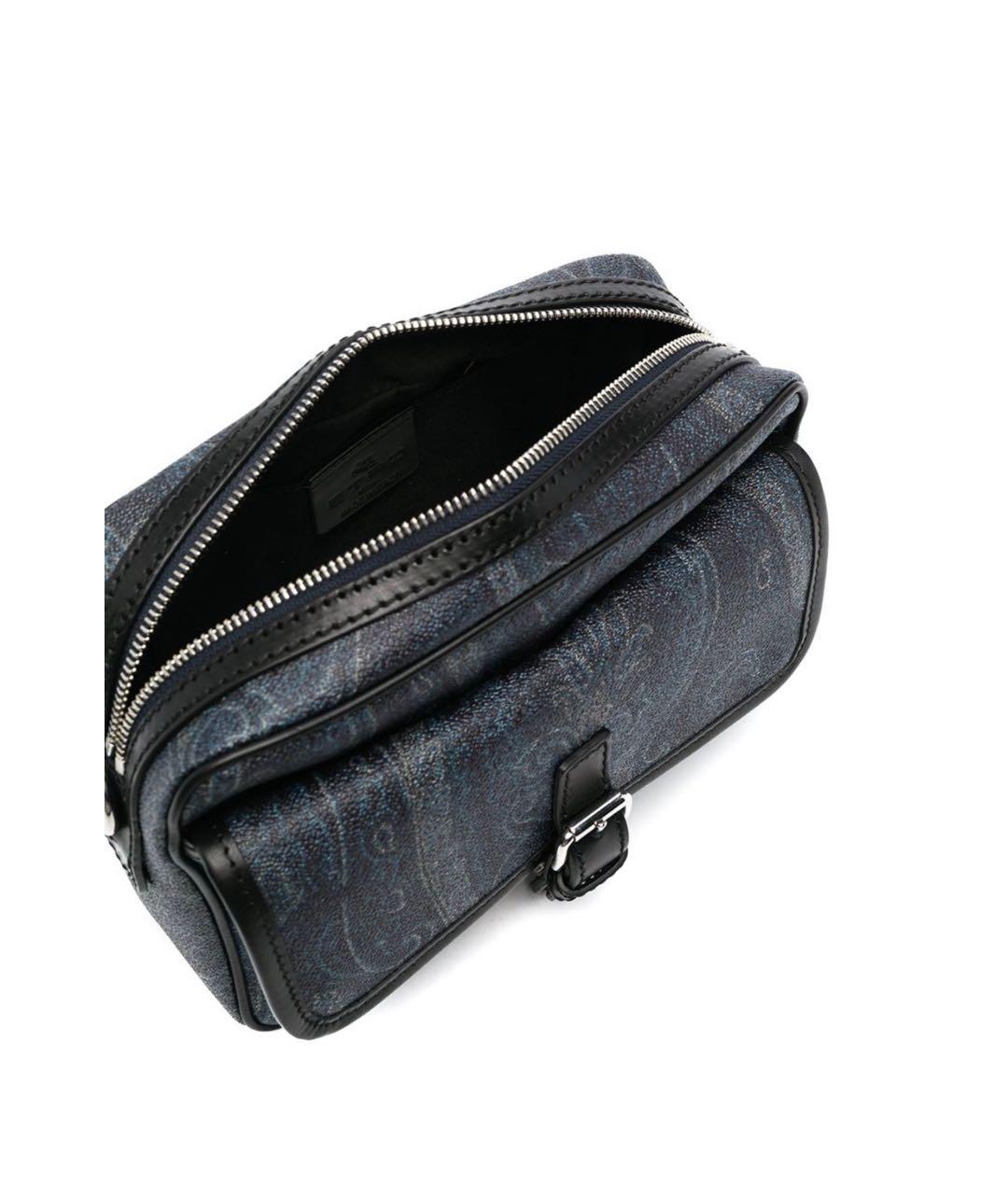 ETRO Синяя кожаная сумка на плечо, фото 5