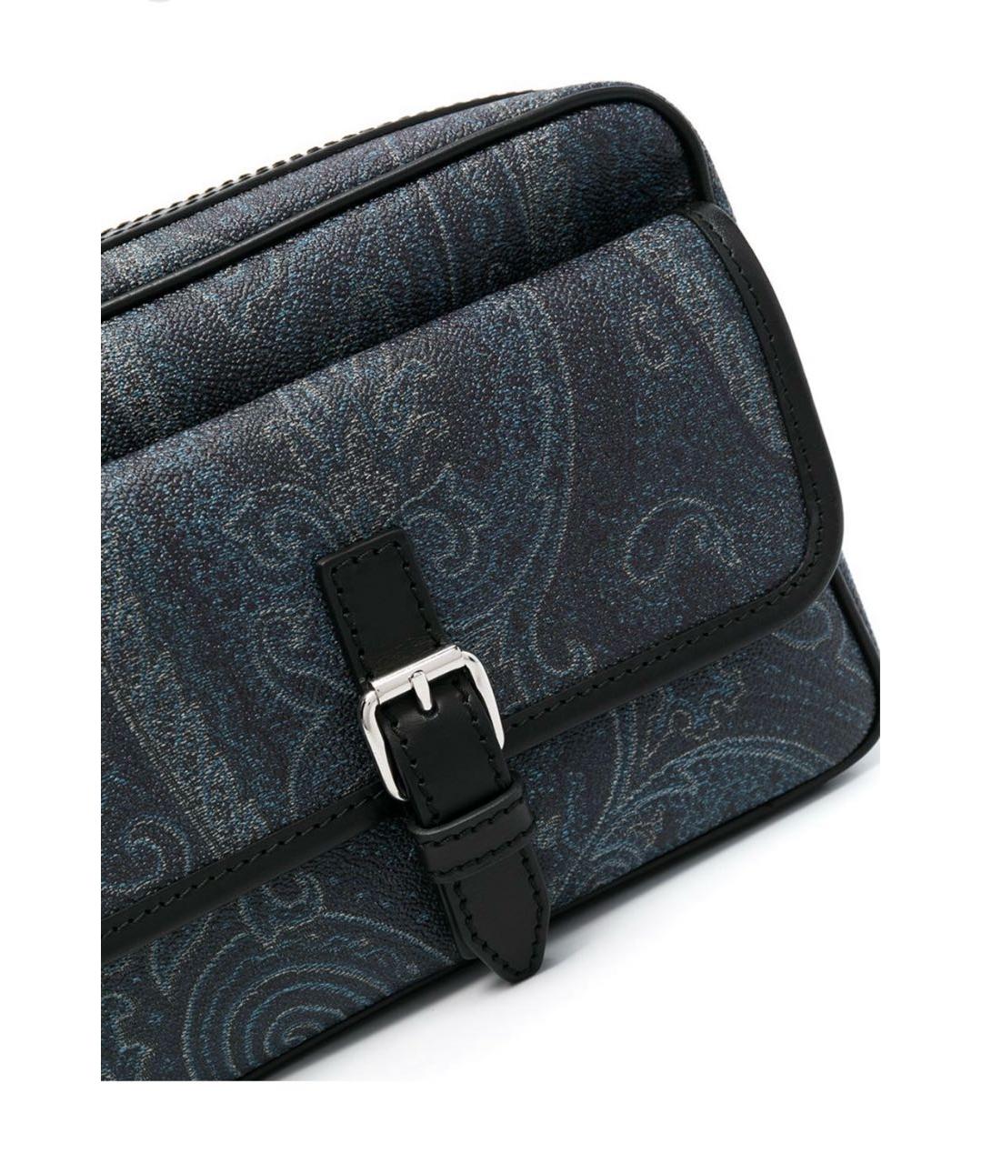 ETRO Синяя кожаная сумка на плечо, фото 4