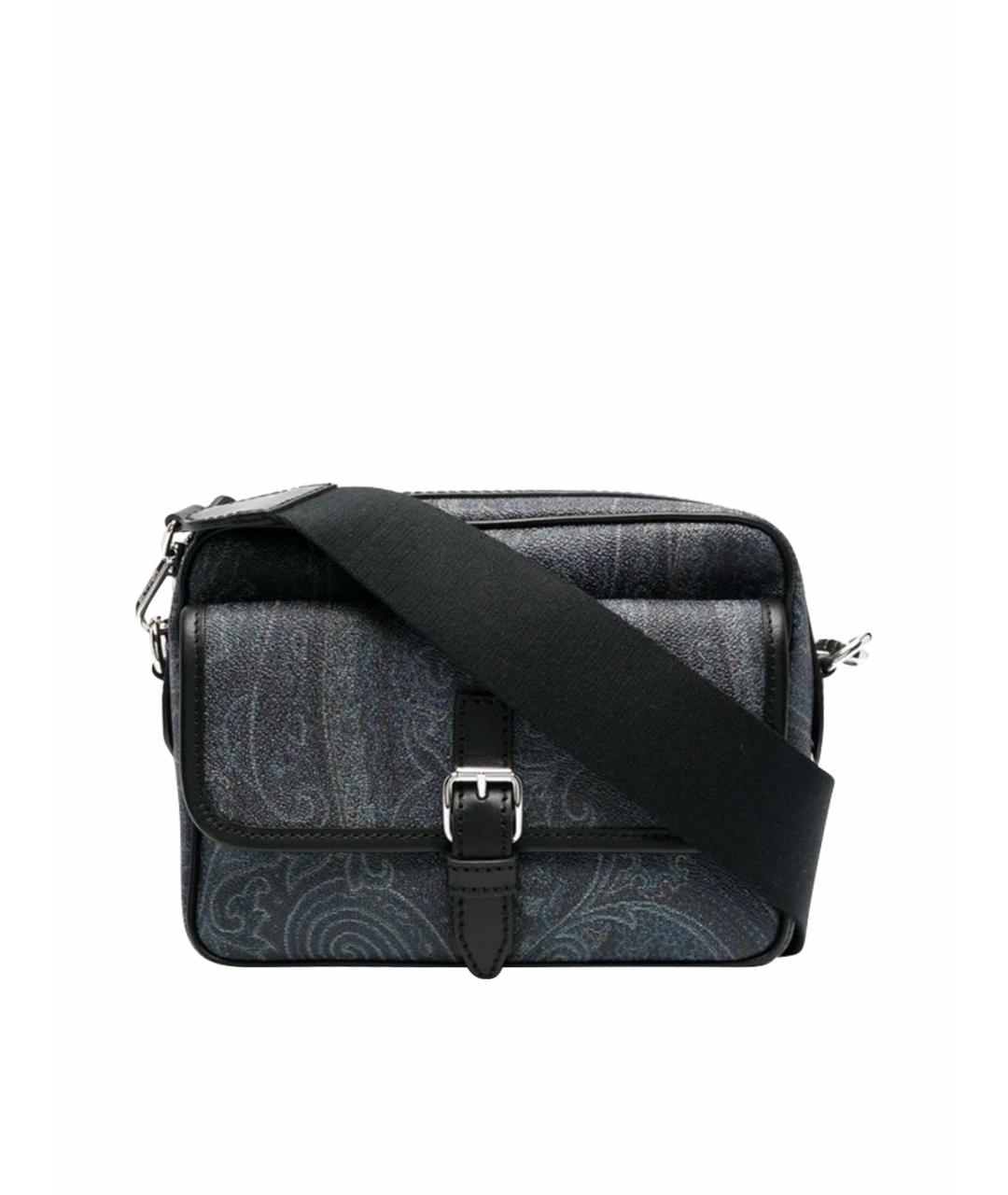 ETRO Синяя кожаная сумка на плечо, фото 9