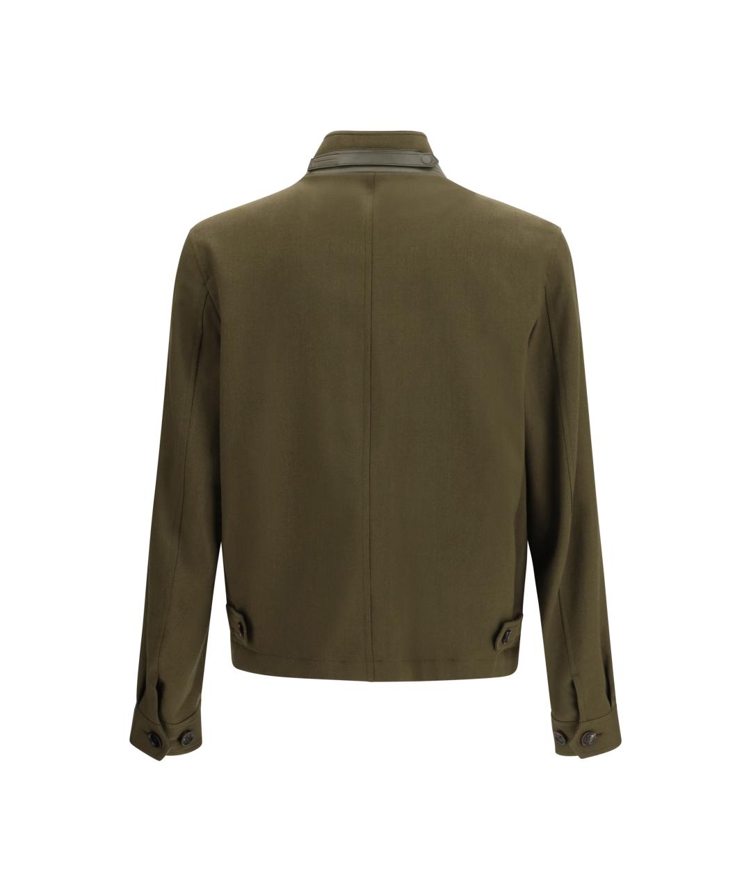 TOM FORD Зеленая шерстяная куртка, фото 2