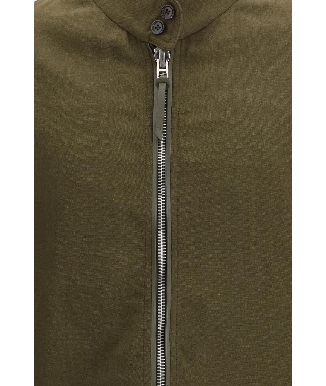 TOM FORD Зеленая шерстяная куртка, фото 3