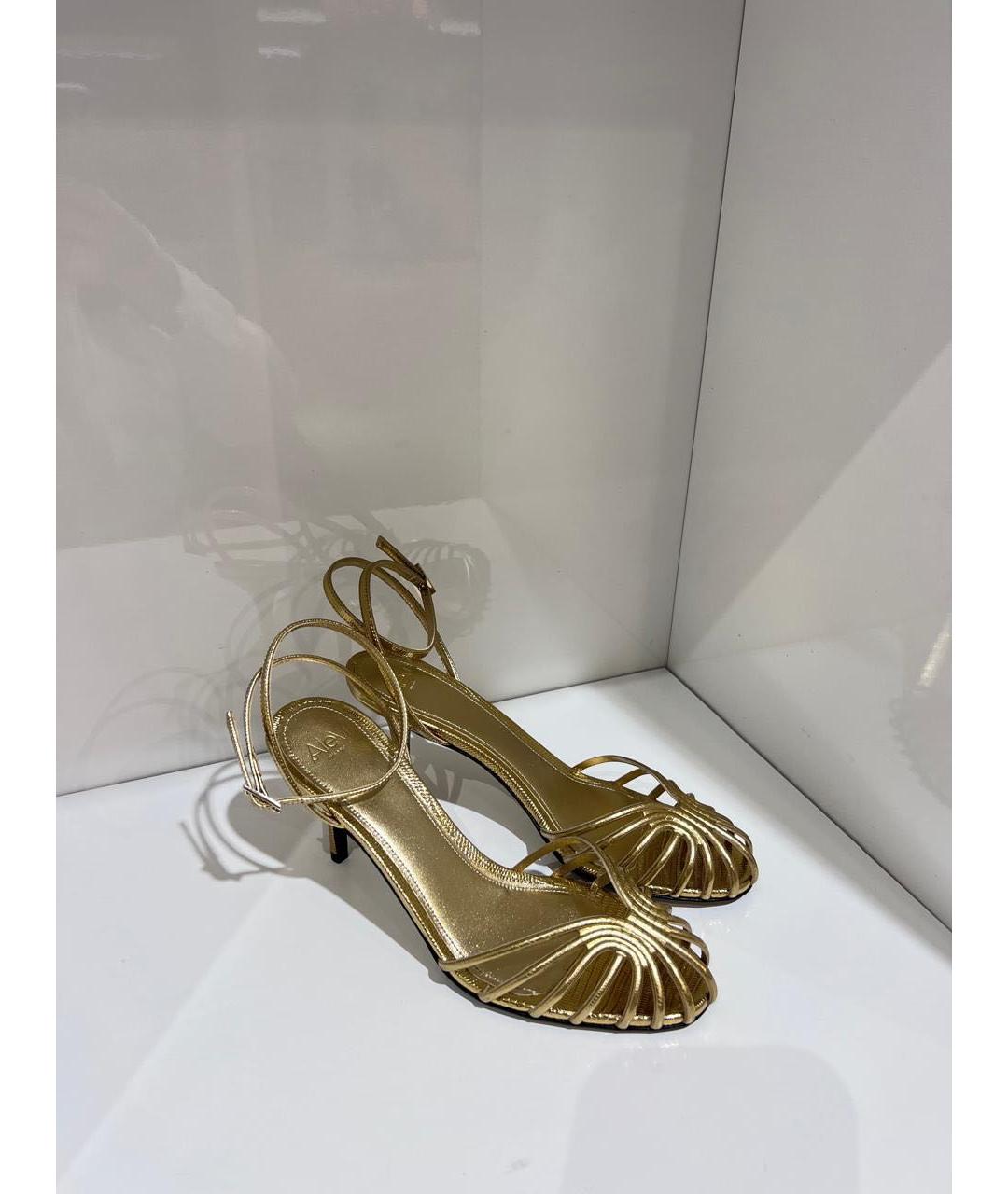 ALEVI Золотые босоножки, фото 2