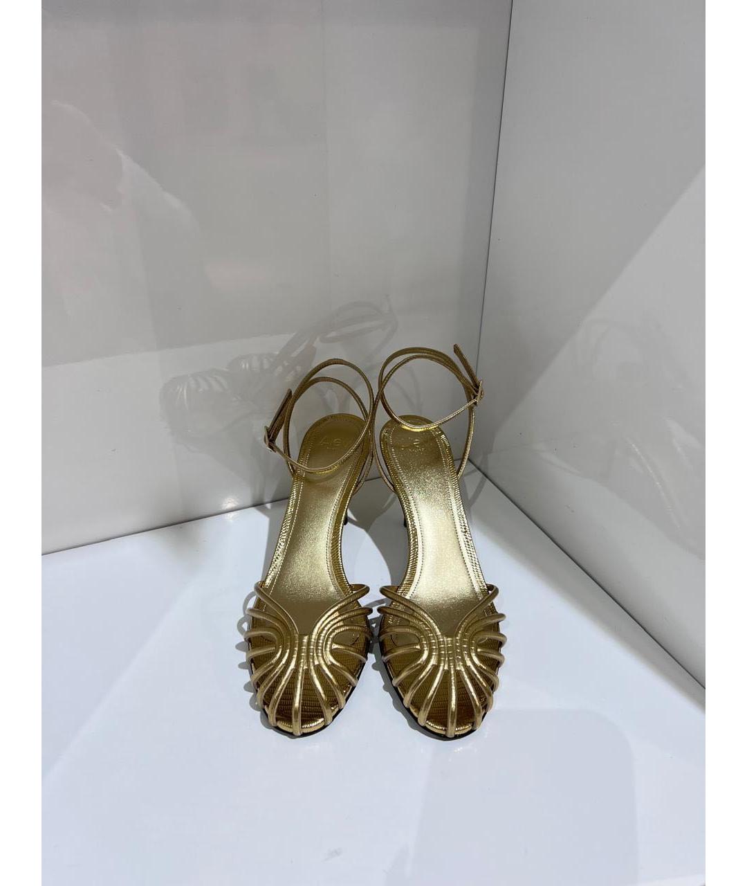 ALEVI Золотые босоножки, фото 3