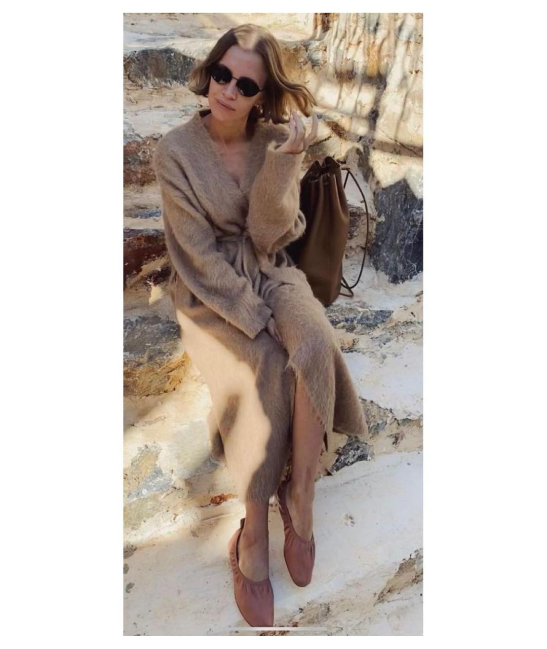 12 STOREEZ Бежевое шерстяное пальто, фото 5