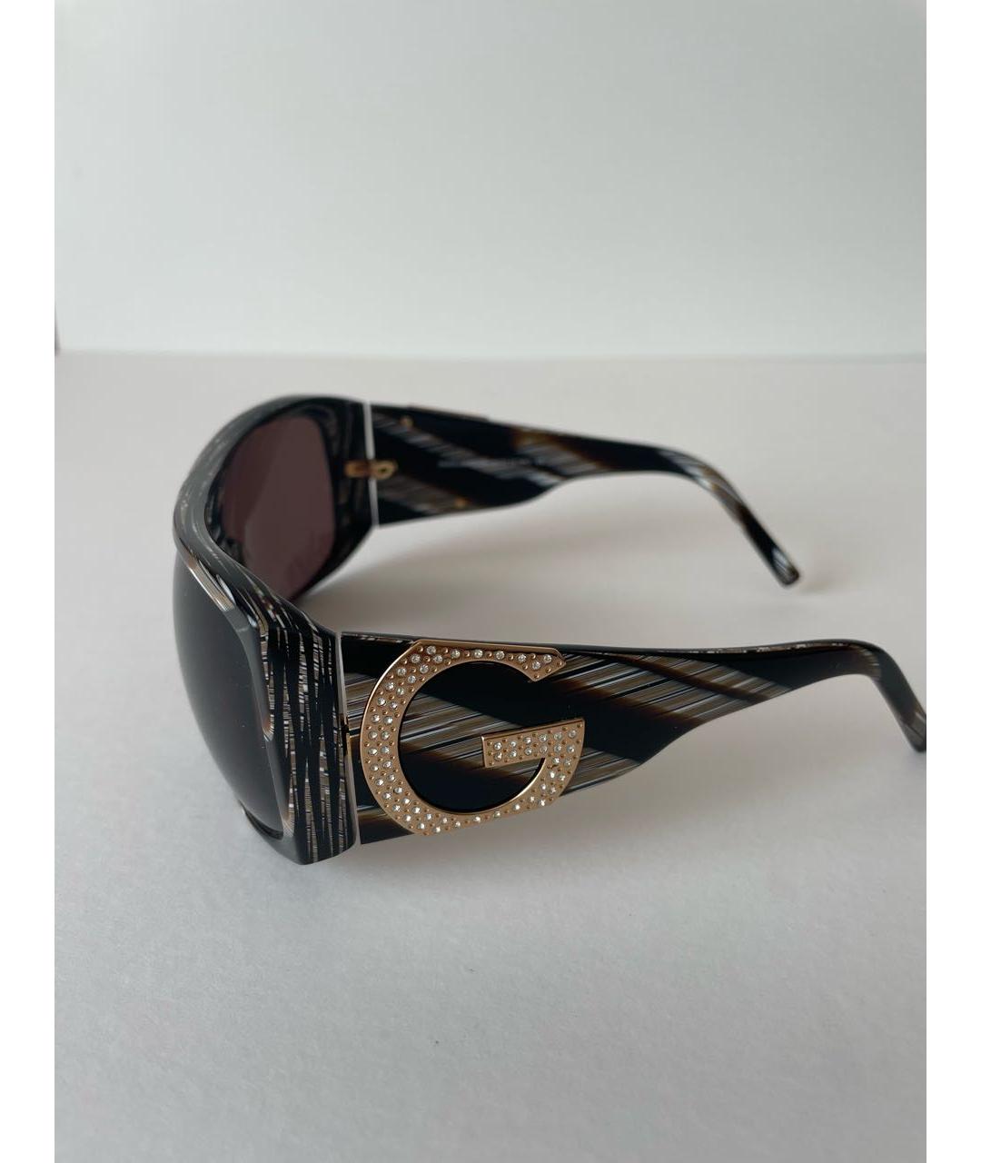 DOLCE&GABBANA Коричневые пластиковые солнцезащитные очки, фото 3