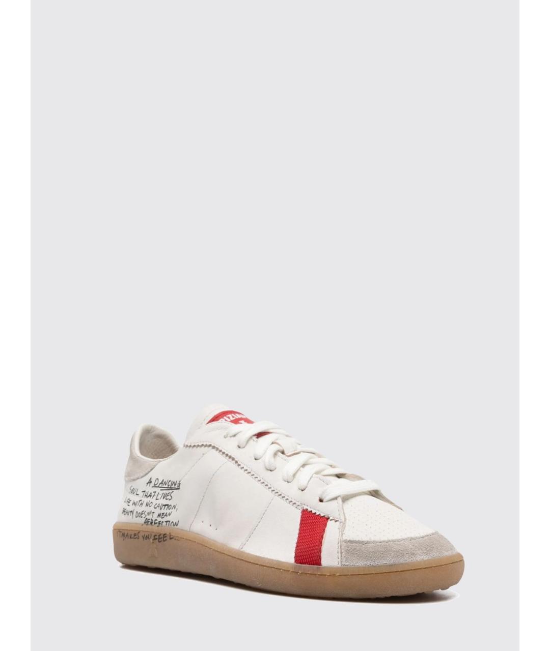 PATRIZIA PEPE Белые кожаные кроссовки, фото 2