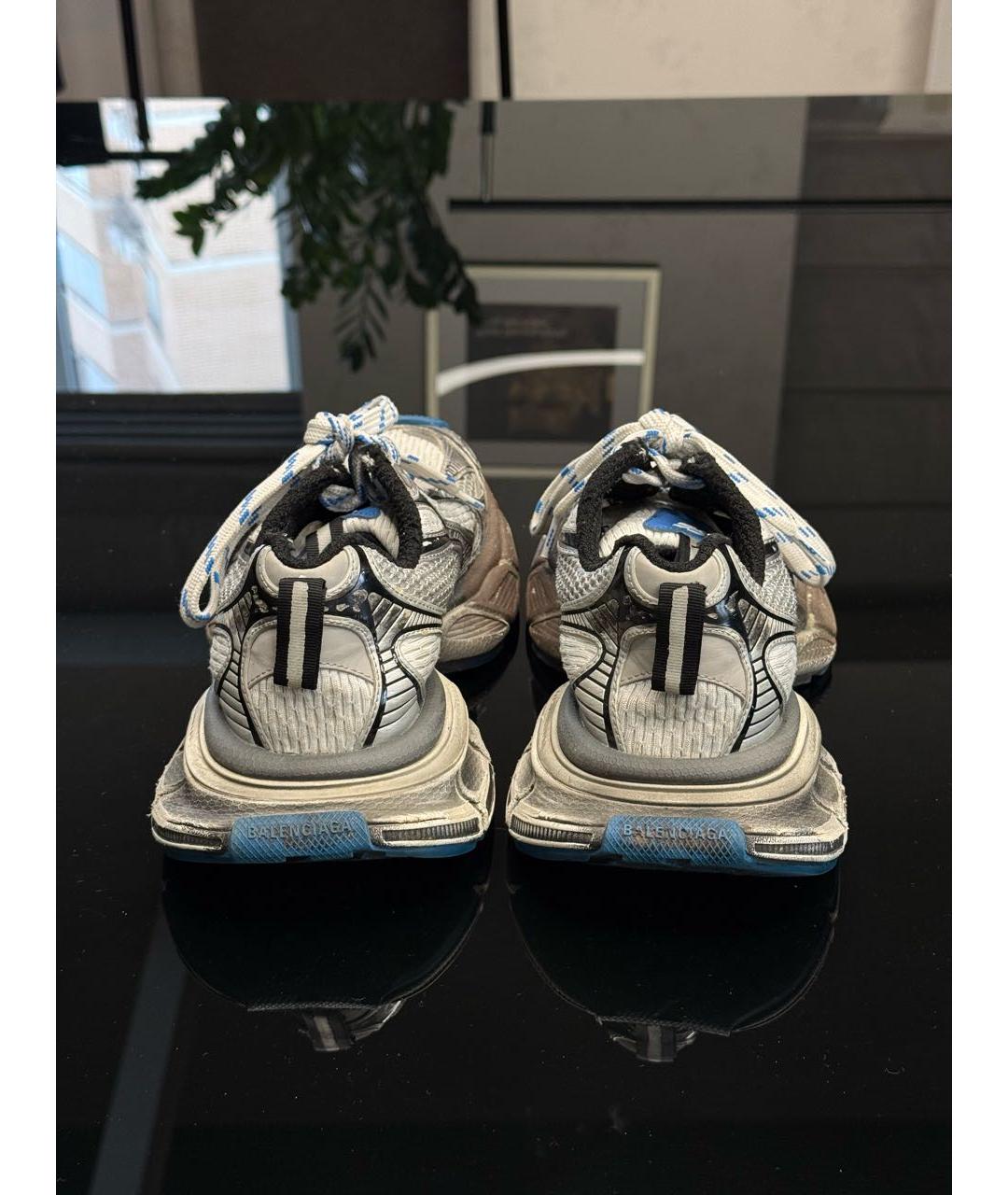 BALENCIAGA Синие текстильные кроссовки, фото 4