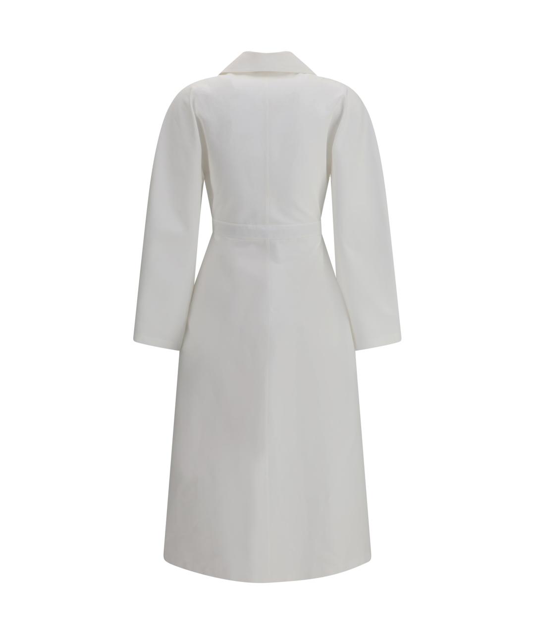 ALAIA Белое хлопковое повседневное платье, фото 2