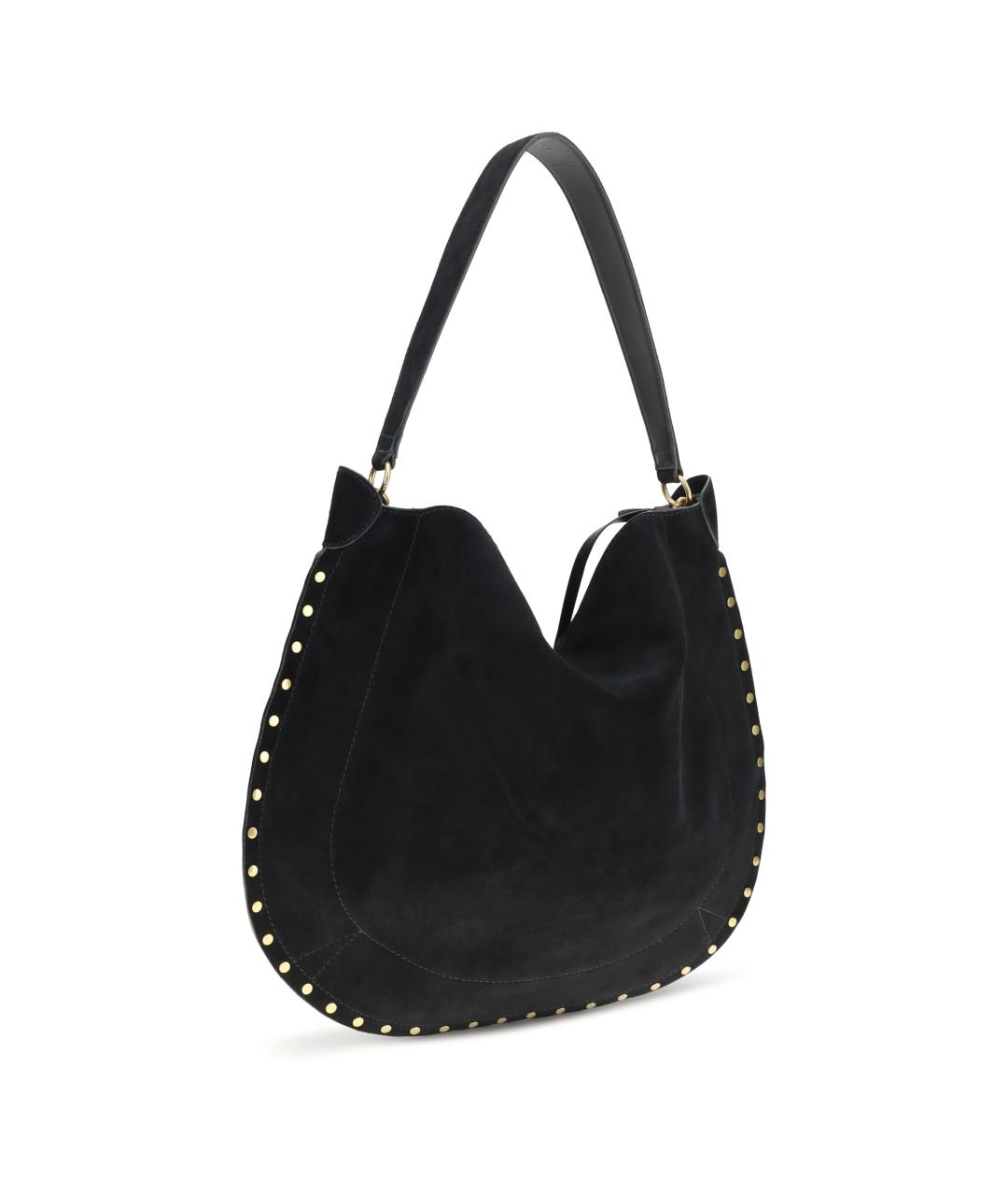 ISABEL MARANT Черная замшевая сумка через плечо, фото 2