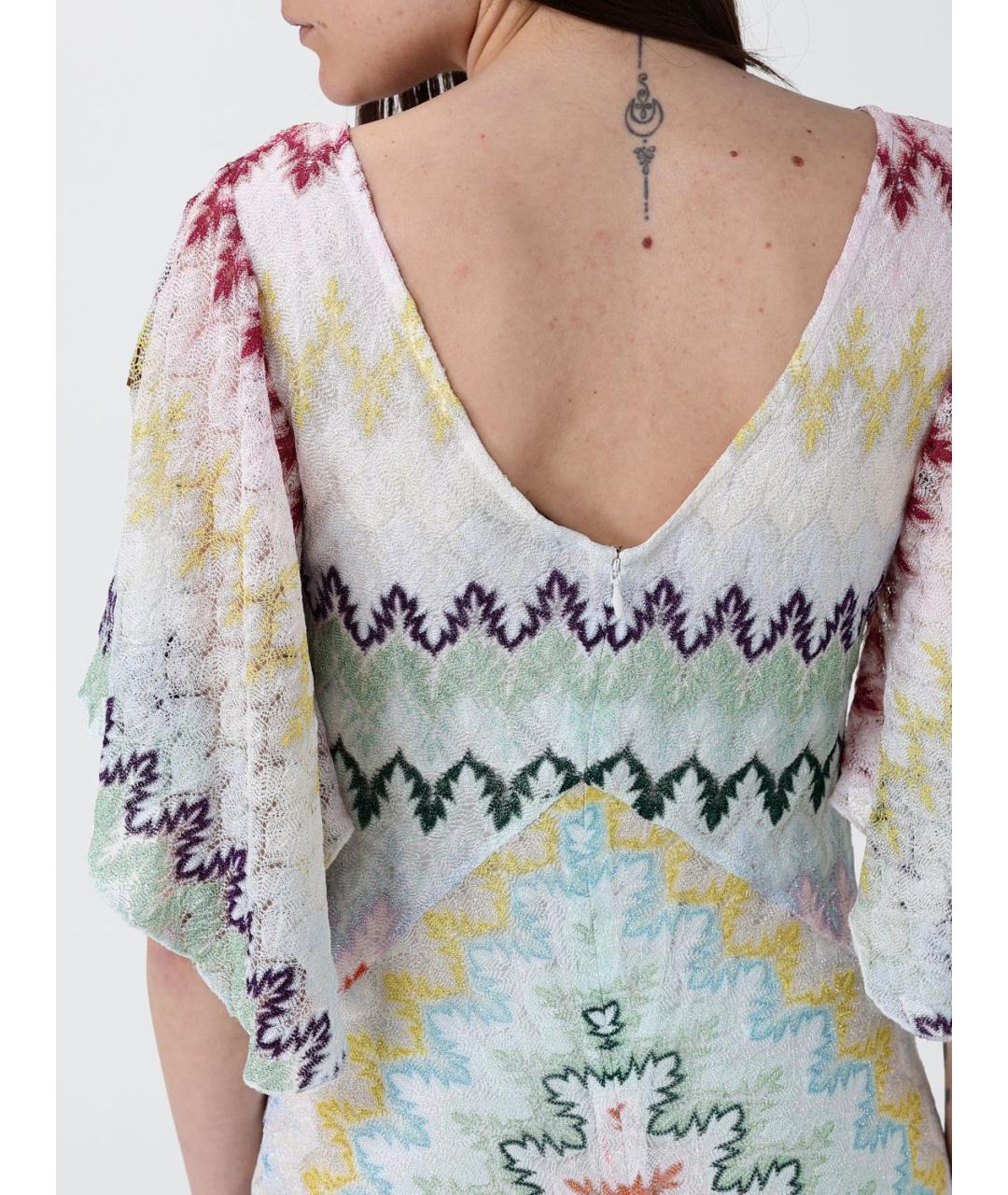 MISSONI Мульти вискозное повседневное платье, фото 4