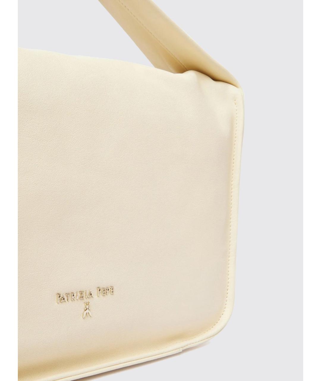 PATRIZIA PEPE Белая сумка с короткими ручками, фото 3