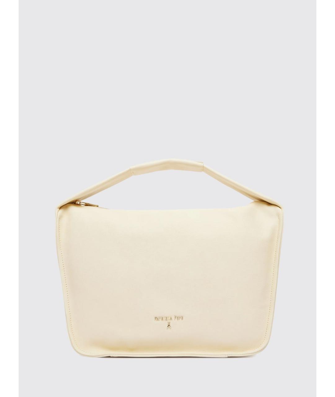 PATRIZIA PEPE Белая сумка с короткими ручками, фото 4