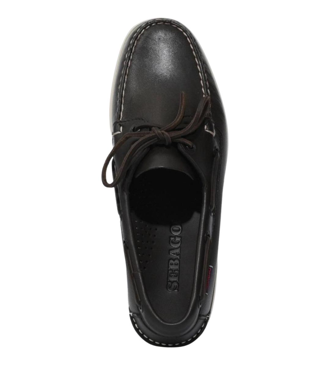 SEBAGO Черные кожаные лоферы, фото 4