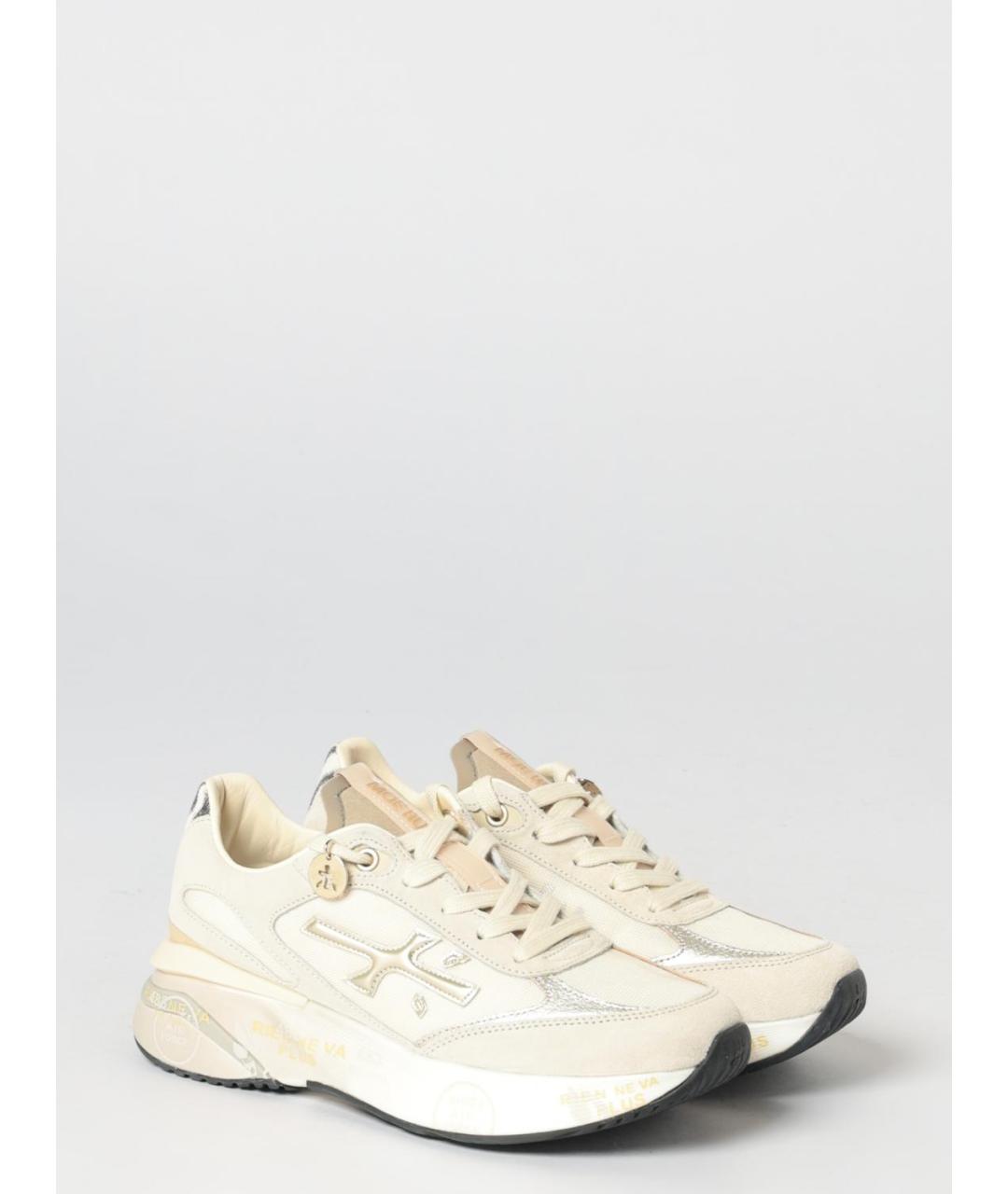 PREMIATA Белые кожаные кроссовки, фото 2