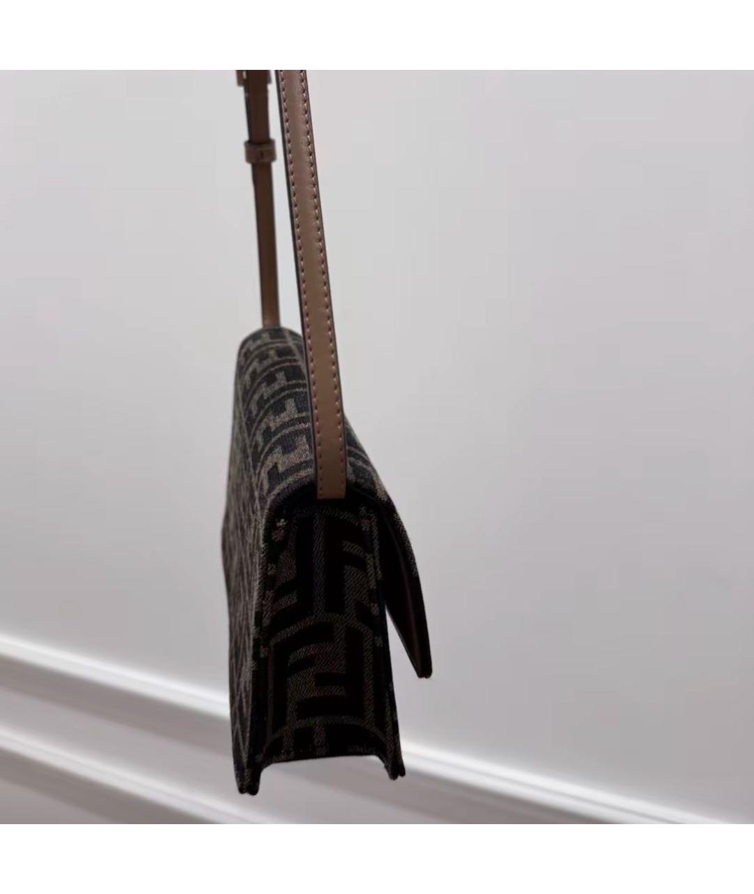 FENDI Коричневая сумка через плечо, фото 4