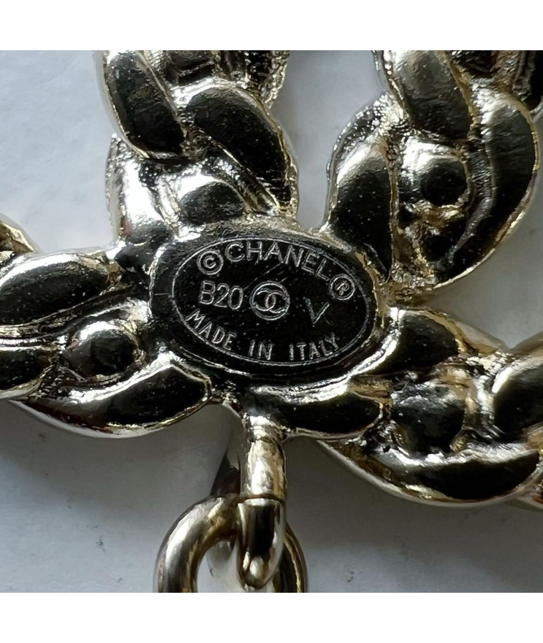 CHANEL Золотые серьги, фото 8