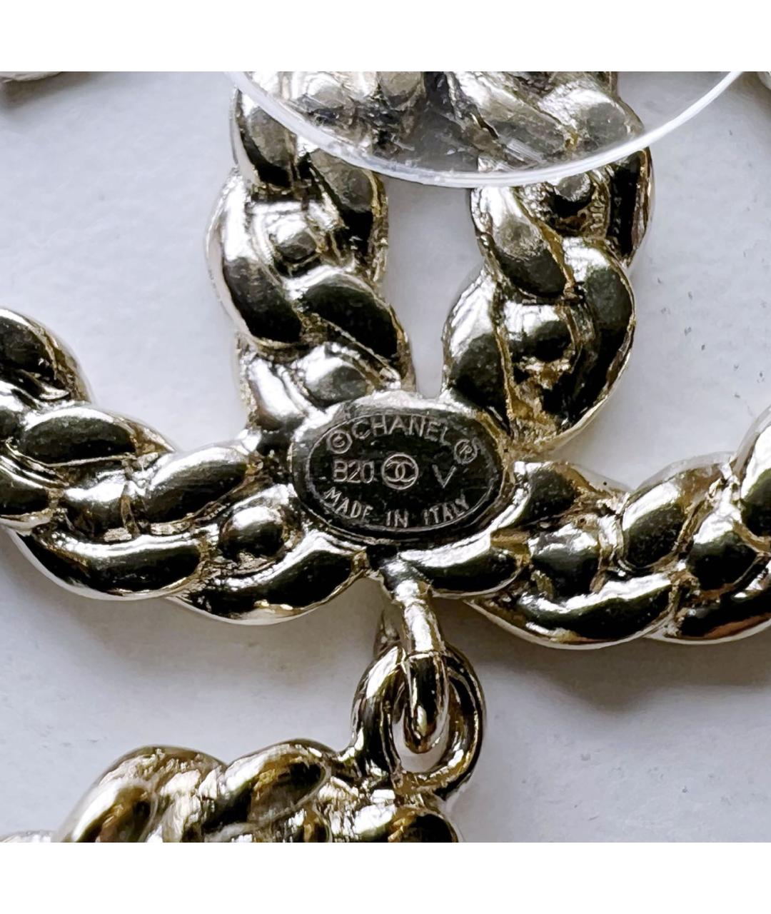 CHANEL Золотые серьги, фото 5