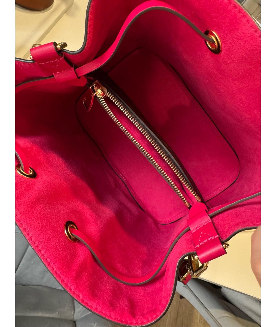 LOUIS VUITTON Коричневая сумка тоут из искусственной кожи, фото 3