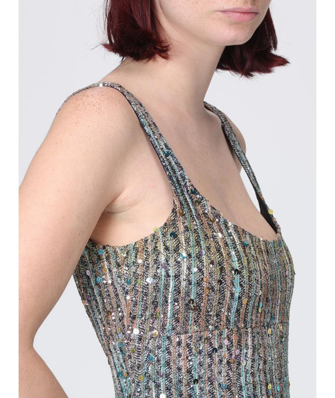 MISSONI Мульти хлопковое платье, фото 4