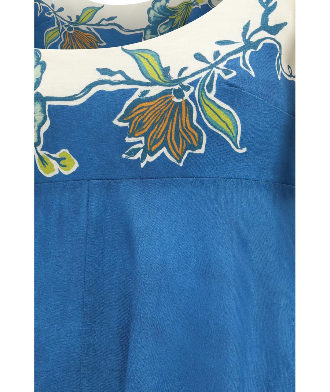 Alemais Мульти льняное повседневное платье, фото 3