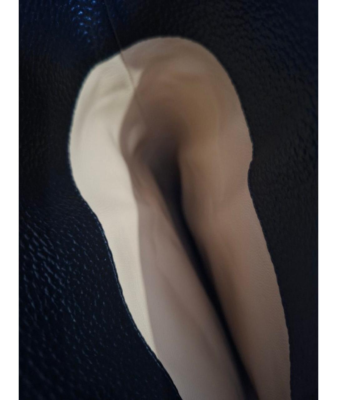 JIMMY CHOO Черные кожаные сапоги, фото 8