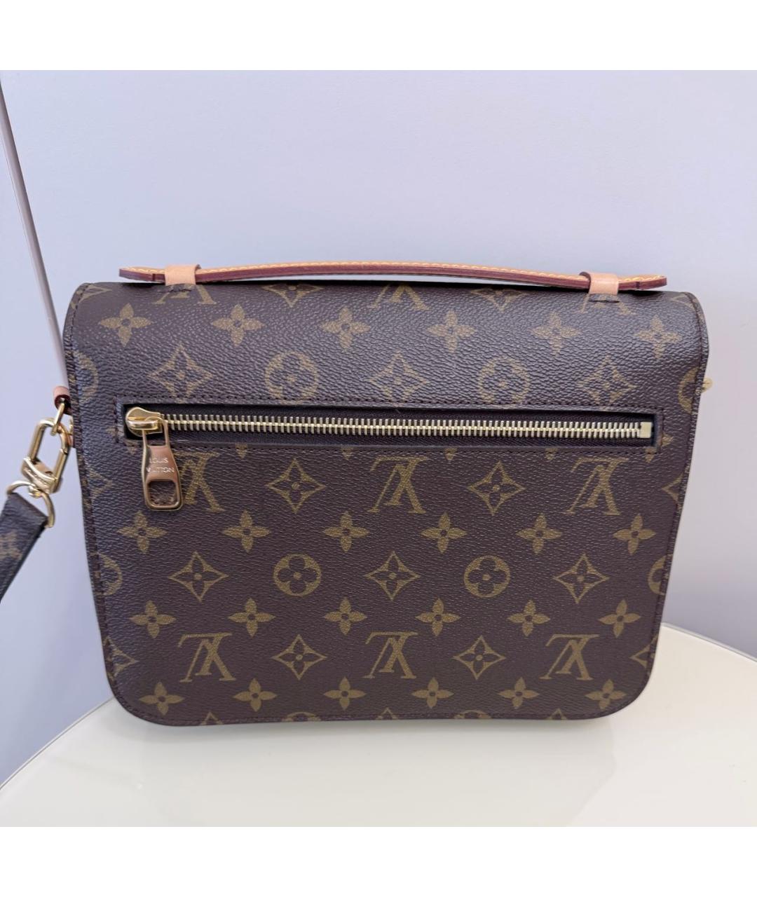LOUIS VUITTON Коричневая сумка через плечо, фото 3