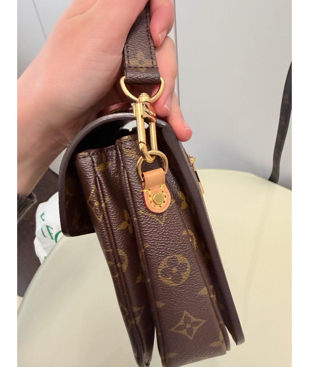 LOUIS VUITTON Коричневая сумка через плечо, фото 2