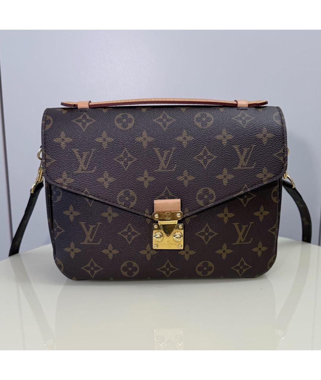 LOUIS VUITTON Коричневая сумка через плечо, фото 5