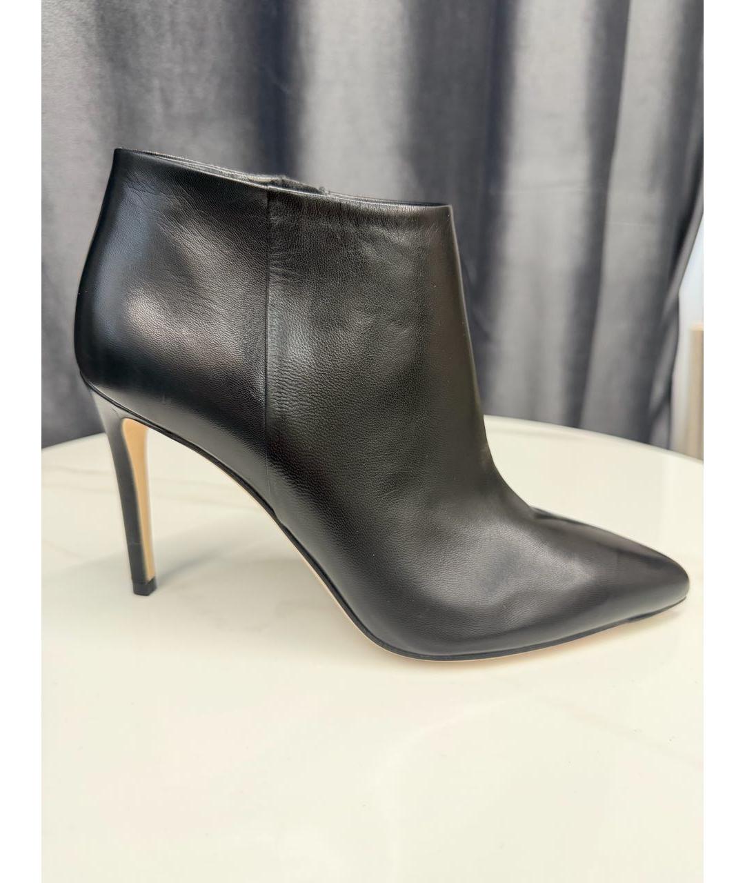 GUCCI Черные кожаные ботильоны, фото 9