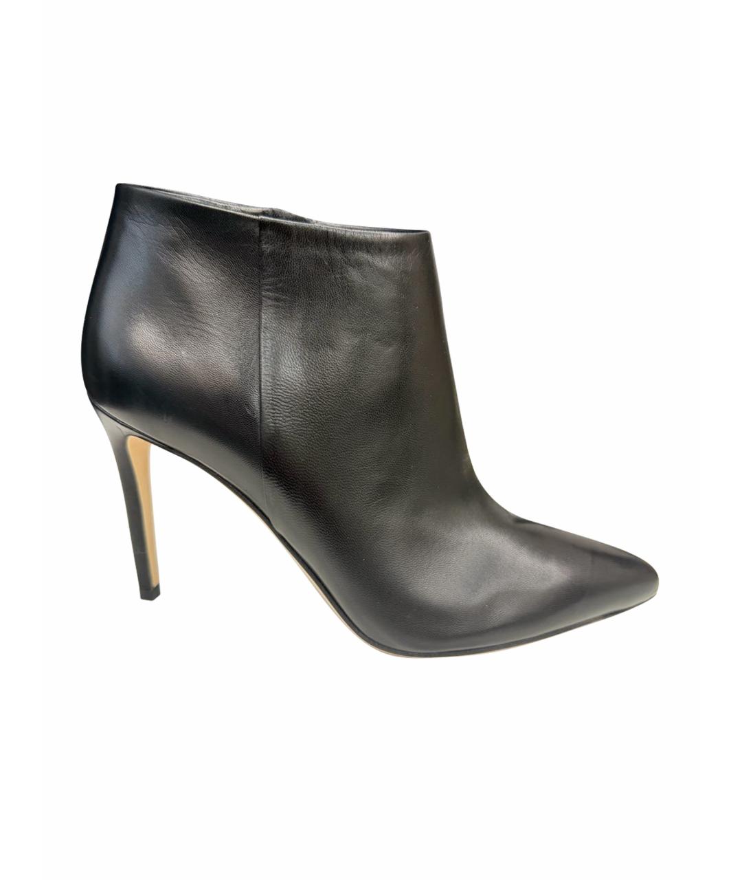 GUCCI Черные кожаные ботильоны, фото 1