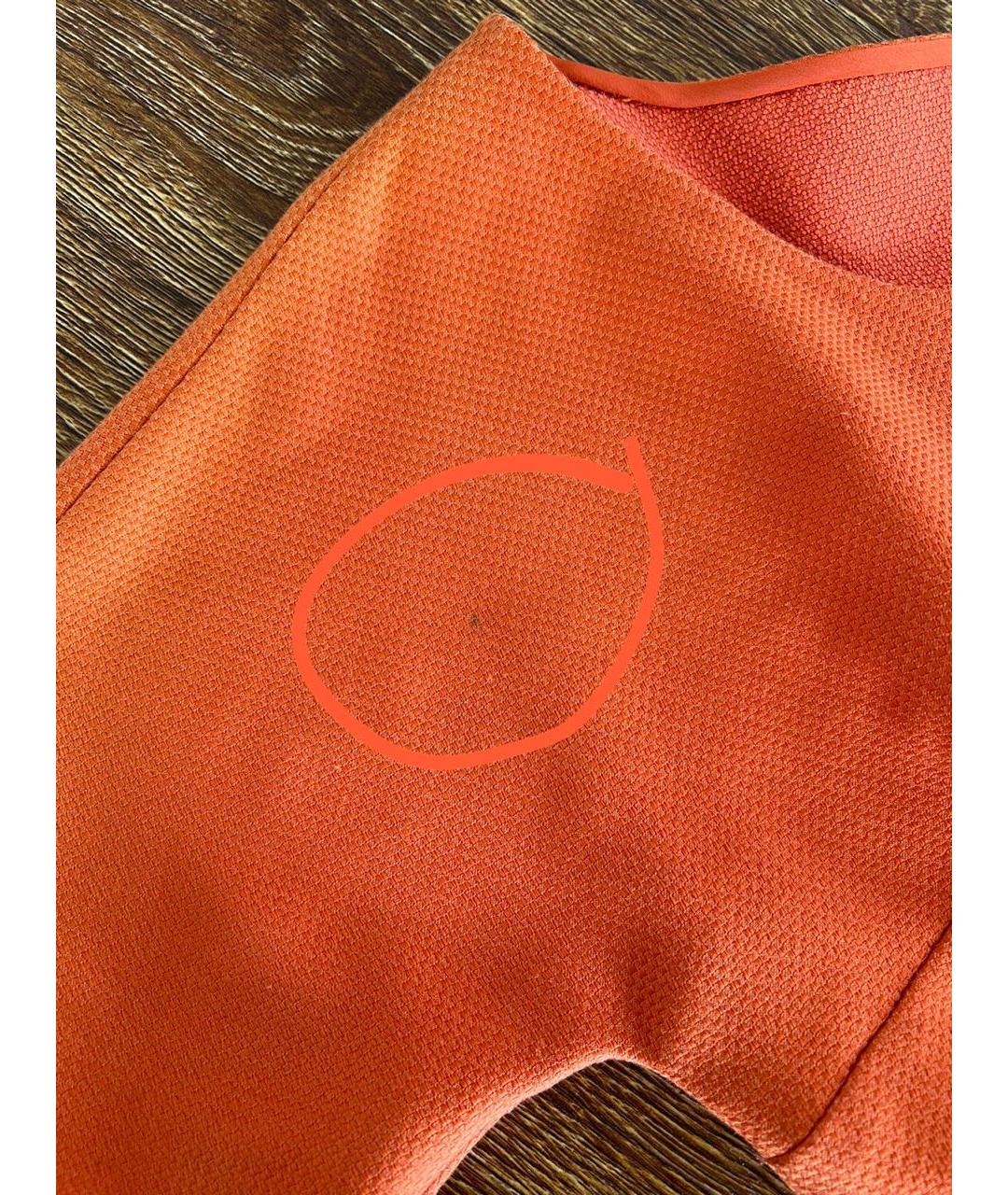 DOLCE&GABBANA Оранжевое повседневное платье, фото 4