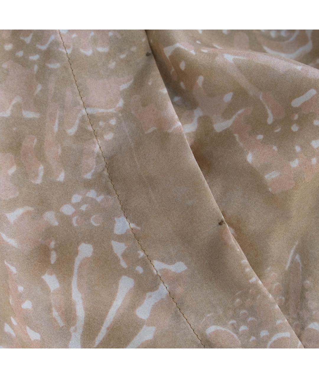 BRUNELLO CUCINELLI Бежевая шелковая блузы, фото 5