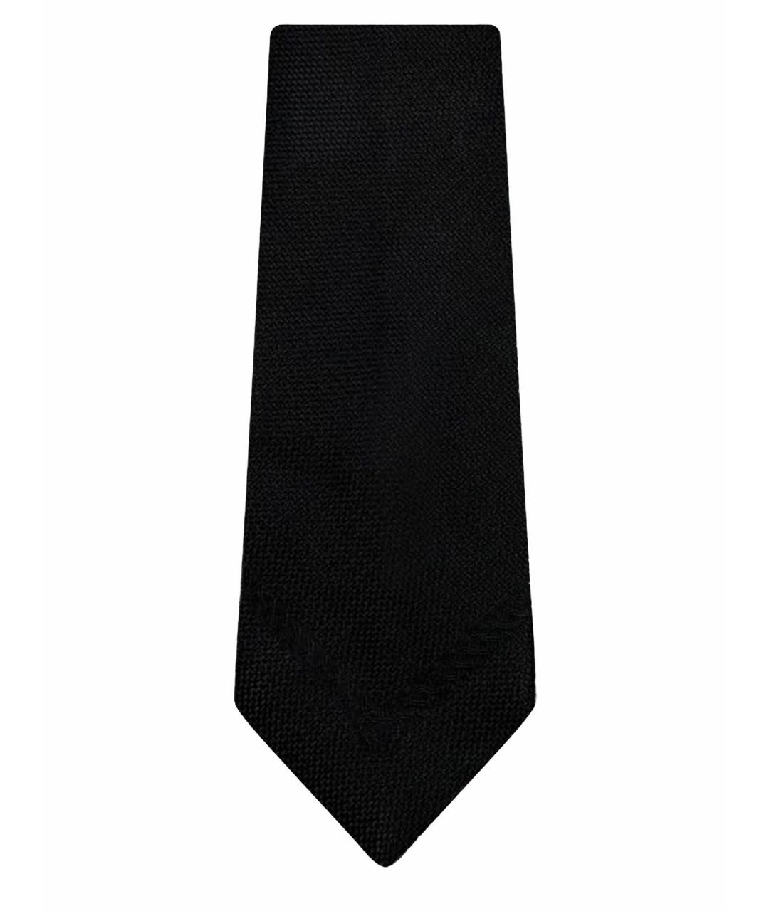 VERSACE Черный шелковый галстук, фото 6