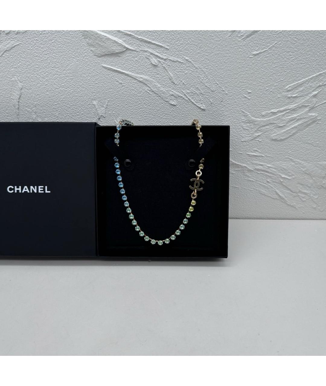 CHANEL Золотое колье, фото 8