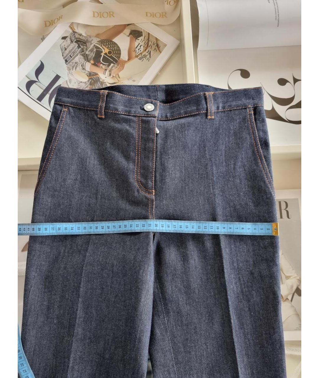 BOTTEGA VENETA Темно-синие прямые джинсы, фото 8