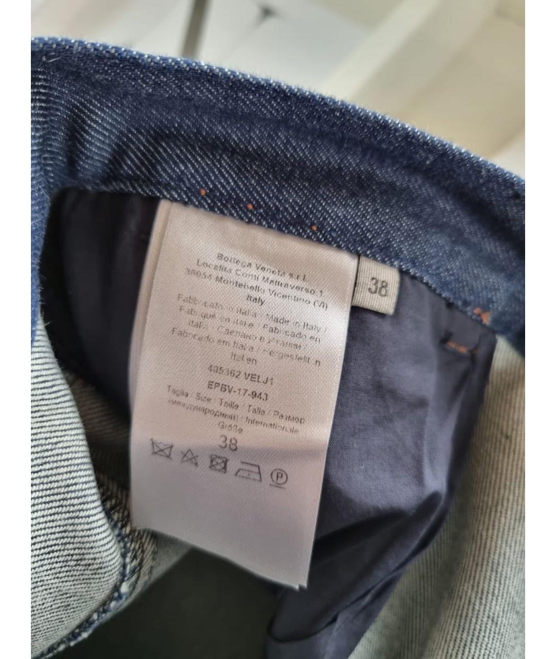 BOTTEGA VENETA Темно-синие прямые джинсы, фото 3
