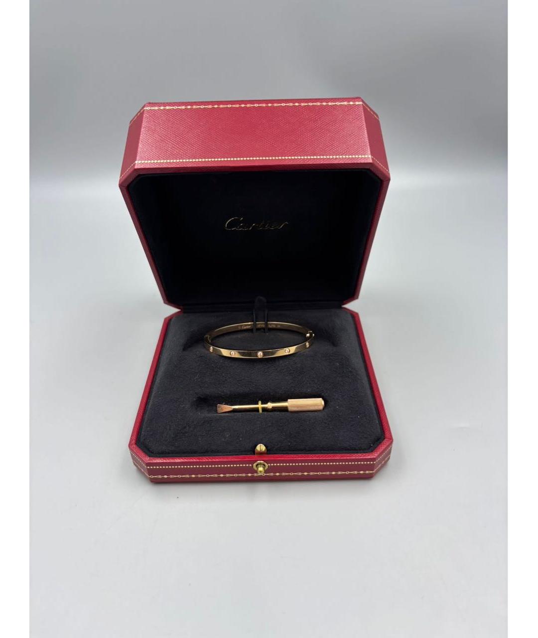 CARTIER Желтый браслет из желтого золота, фото 2