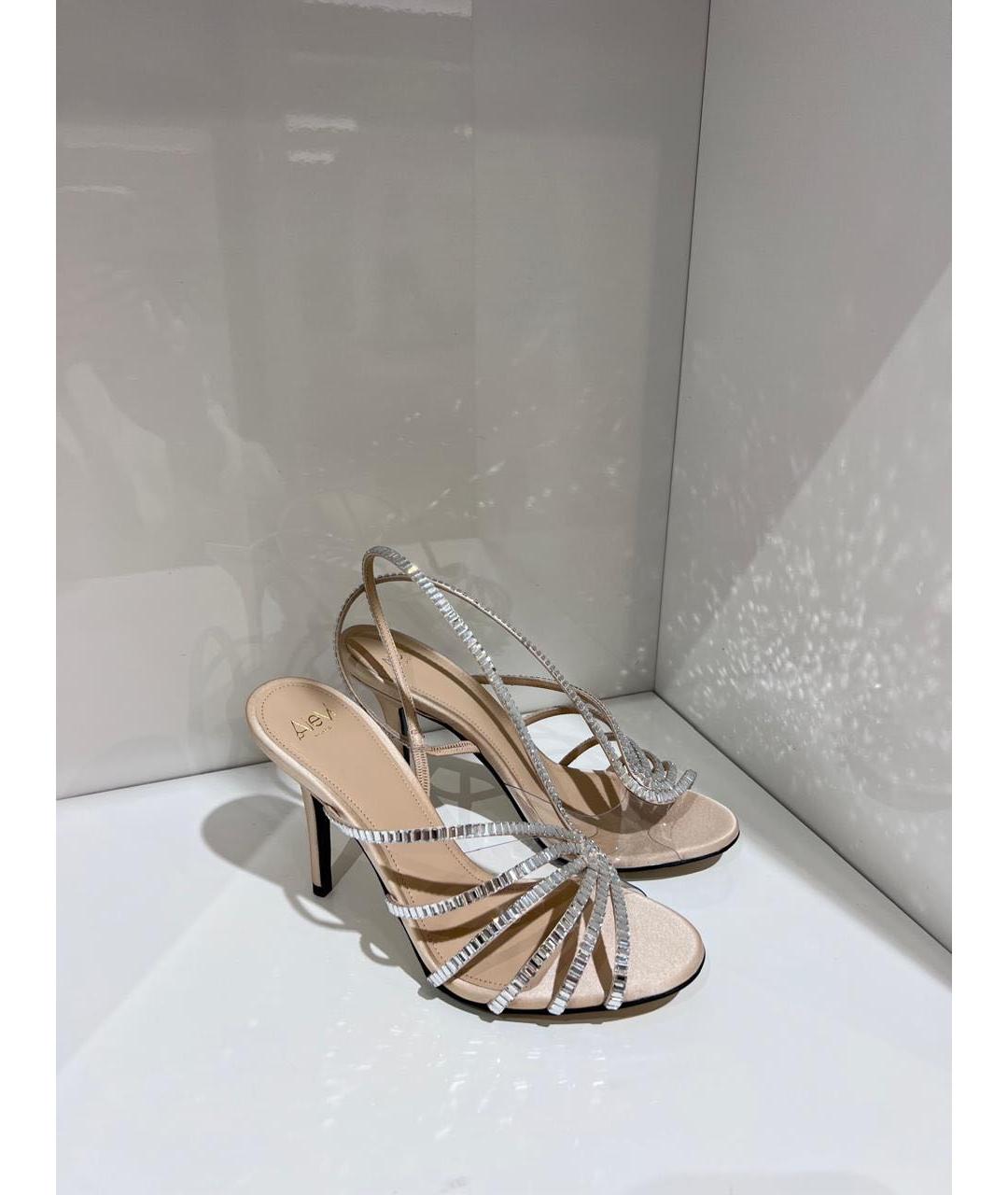 ALEVI Серебряные босоножки, фото 2