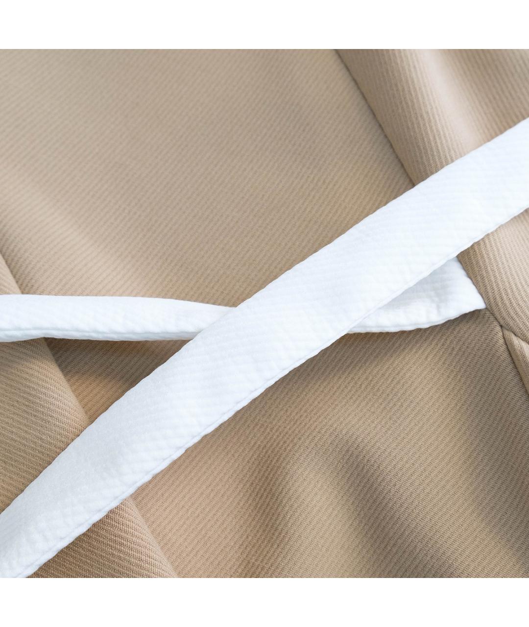 MAJE Бежевое полиэстеровое повседневное платье, фото 5