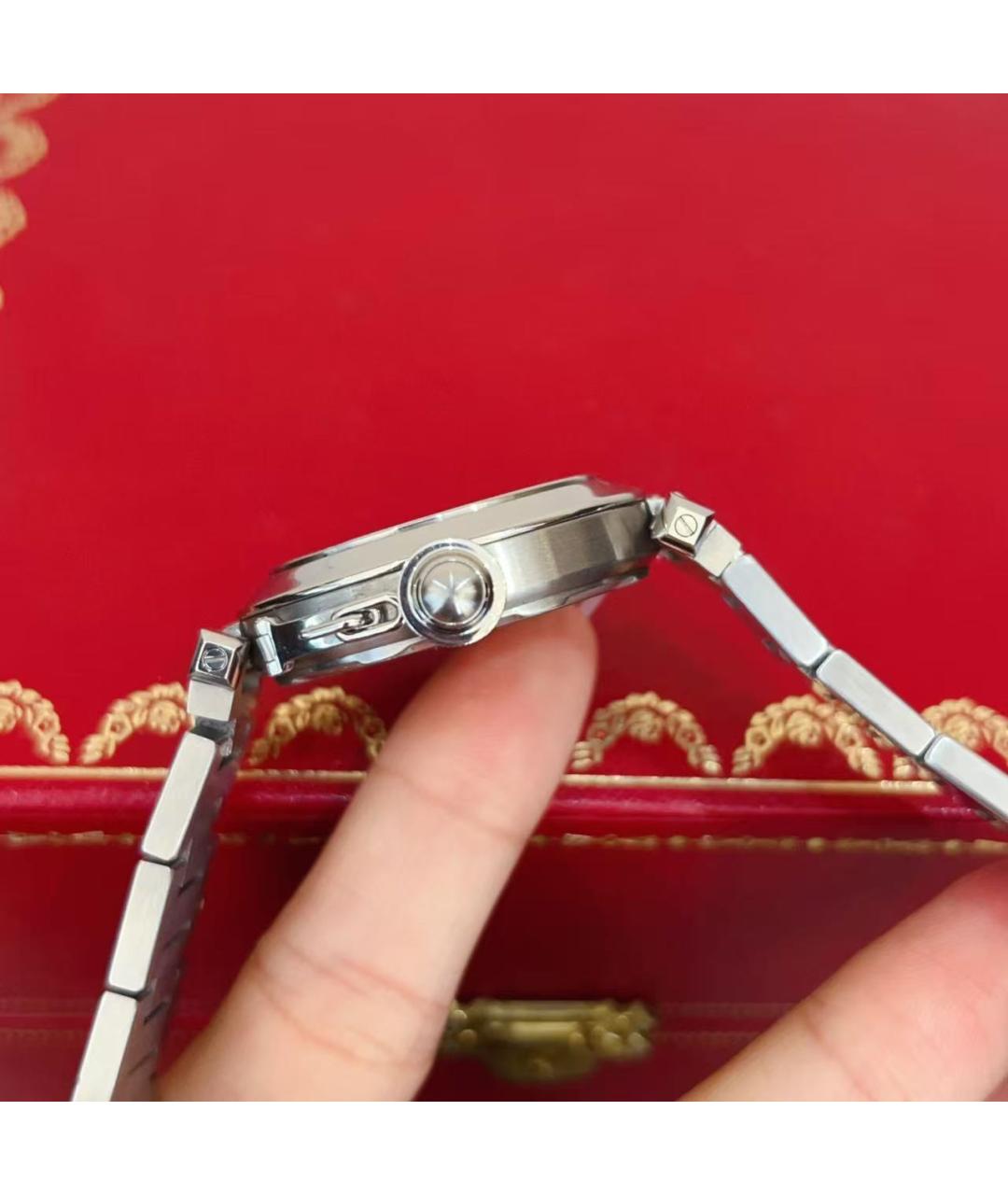 CARTIER Серебряные часы, фото 5