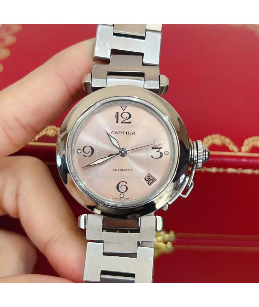 CARTIER Серебряные часы, фото 3