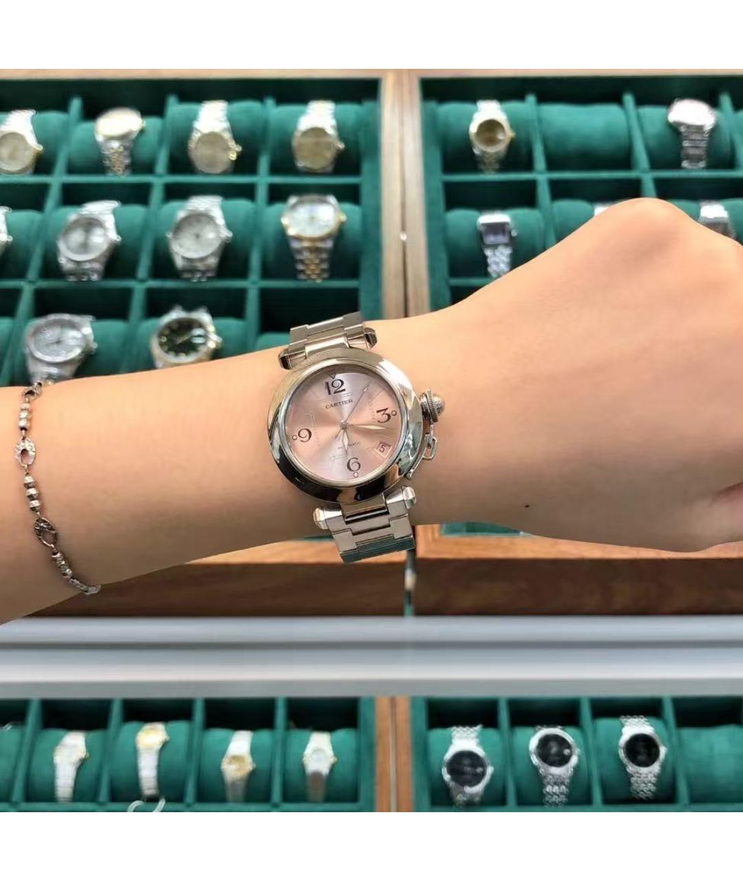 CARTIER Серебряные часы, фото 6