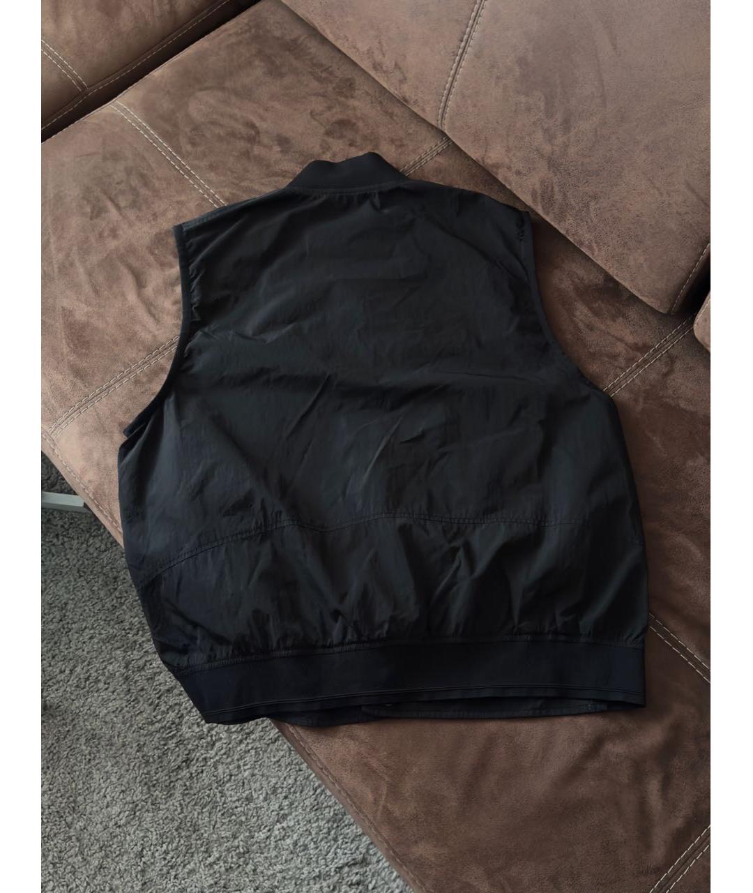 CP COMPANY Черный полиэстеровый жилет, фото 2