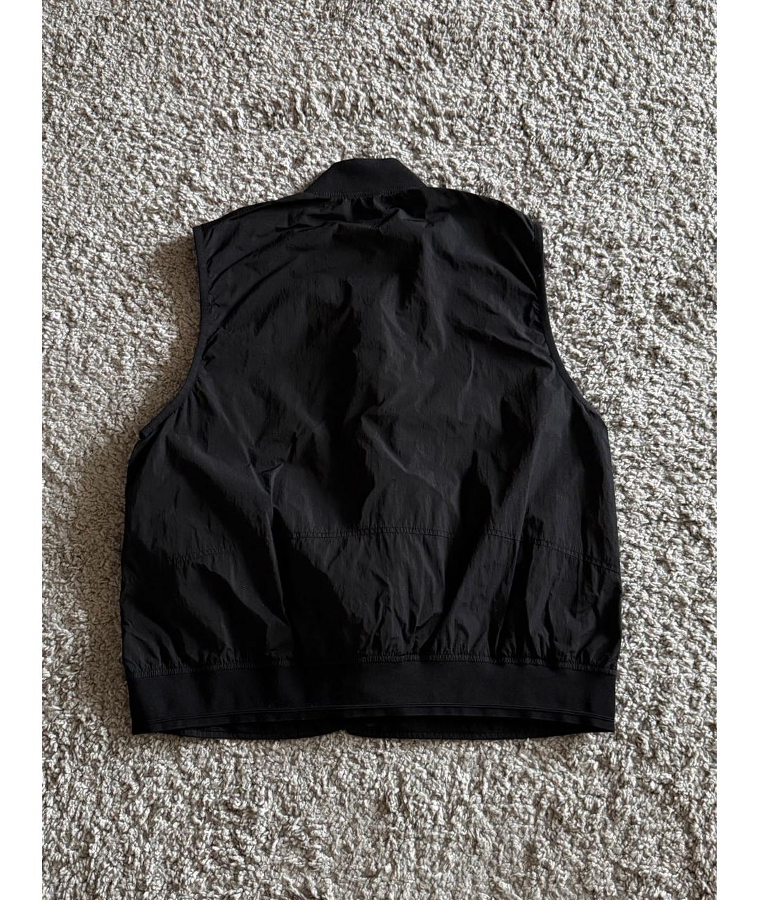 CP COMPANY Черный полиэстеровый жилет, фото 5